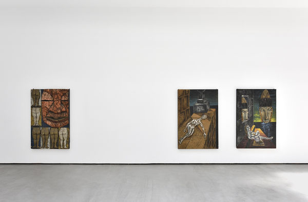 Vue de l'exposition " Who's Afraid of Pierre Bettencourt ", Galerie Christophe Gaillard, Paris, 2024. © Photos : Rebecca Fanuele.