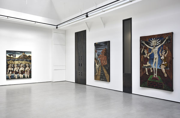 Vue de l'exposition " Who's Afraid of Pierre Bettencourt ", Galerie Christophe Gaillard, Paris, 2024. © Photos : Rebecca Fanuele.