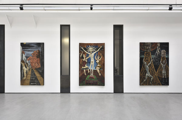 Vue de l'exposition " Who's Afraid of Pierre Bettencourt ", Galerie Christophe Gaillard, Paris, 2024. © Photos : Rebecca Fanuele.