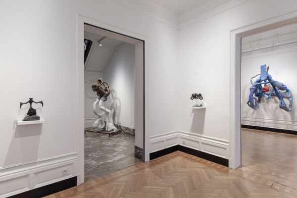 L&eacute;o Orta, Uncanny in the man sane / &Ecirc;tre-Anges (ways of being), Galerie Christophe Gaillard Brussels. Photo : &copy; Zooo