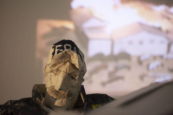 Exhibition view from the installation in the Mainspace "The Final Wife" by Cate Giordano.