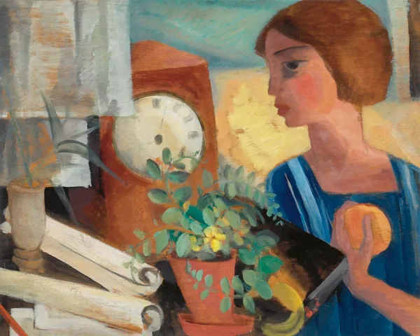 Dorothea Maetzel-Johannsen - Selbstportrait, um 1920