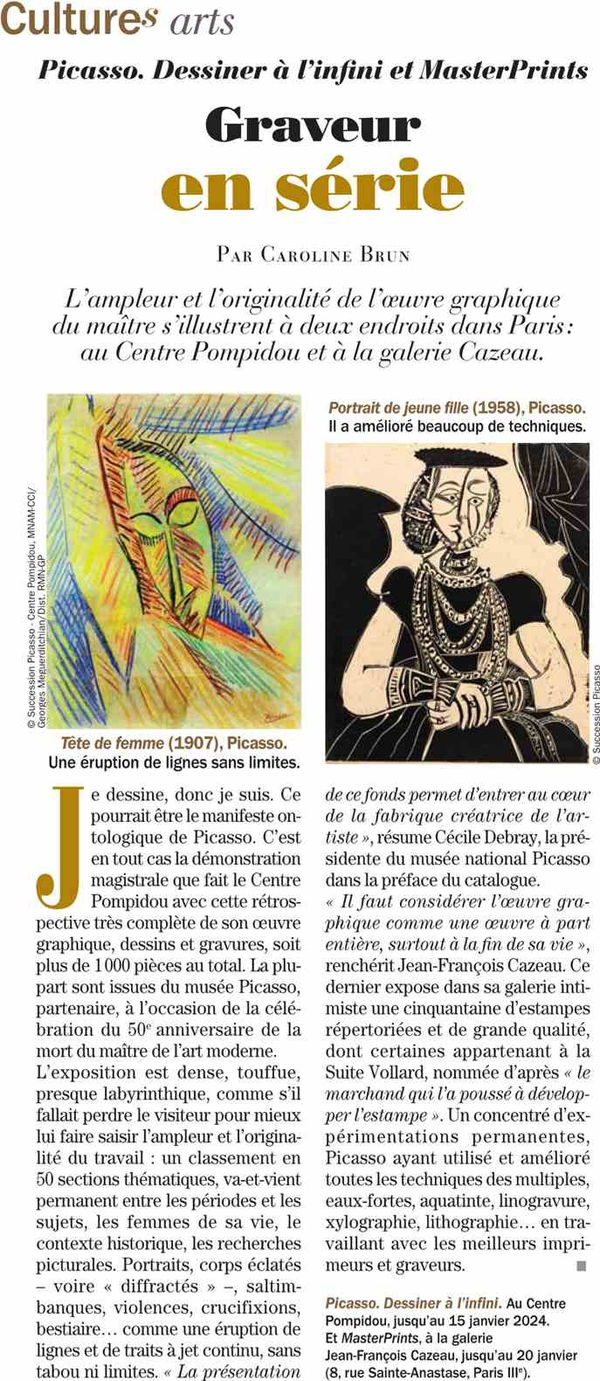 Picasso : Graveur en série