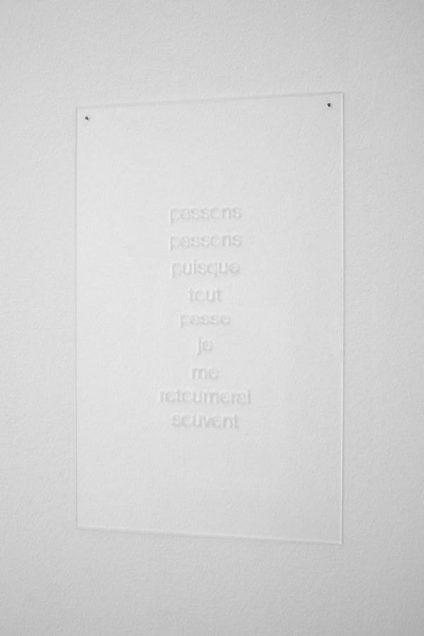 BARBEZAT-VILLETARD, Voyage out, 2018