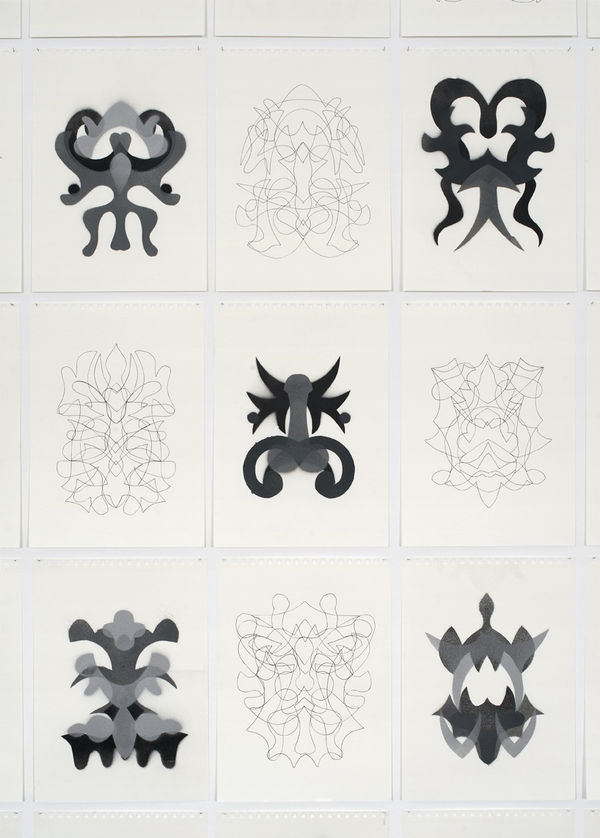 SEVERINE HUBARD, Retratos (détail), 2016