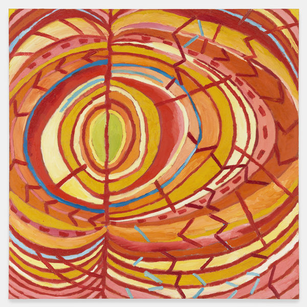 Mildred Thompson Advancing Impulses, 1997 Oil on vinyl 50 x 50 inches (127 x 127 cm)