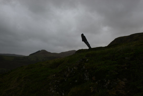 Andy Goldsworthy Leaning into the wind Dumfriesshire, Scotland 15 January 2015 (detail), 2015 Suite of three unique archival inkjet prints 23.6 x 35.5 inches (60.06 x 90 cm) each