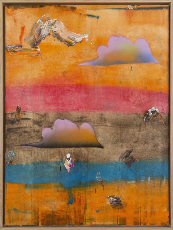 Benoît Maire, Peinture de nuages, 2020