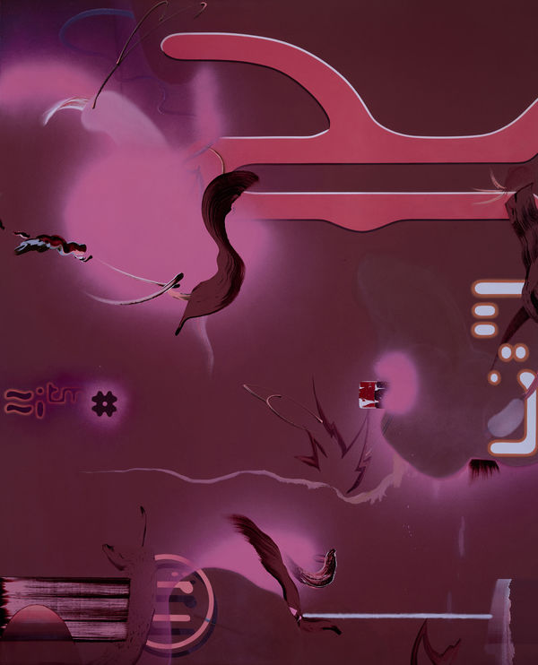 Fiona Rae, Kiss, 2000