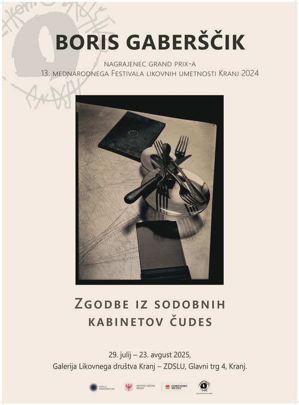 Boris Gaberščik v Galeriji Likovnega društva Kranj – ZDSLU
