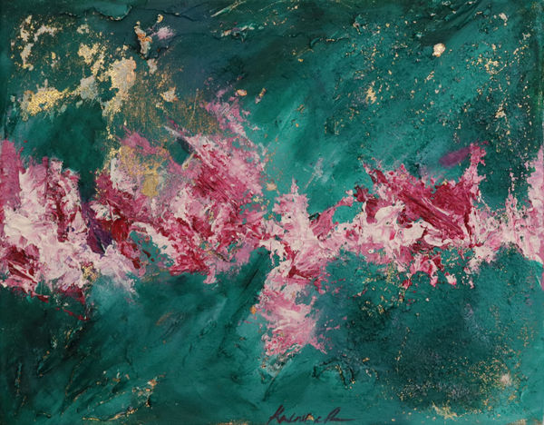 Katasha Rose, Promises Promises, 2024 Mixed Media on Canvas