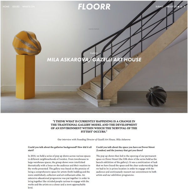 MILA ASKAROVA | FLOORR MAGAZINE | FEBRUARY 2017