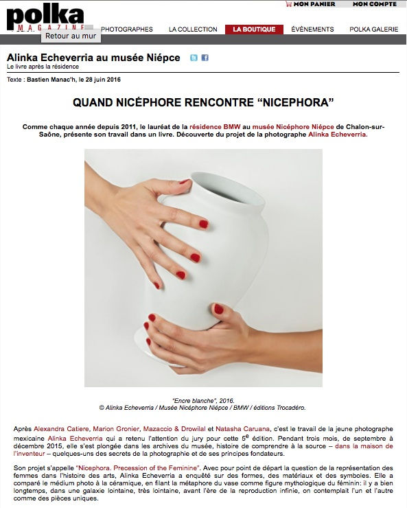 ALINKA ECHEVERRÍA | POLKA MAGAZINE | JULY 2016