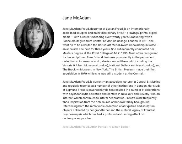 JANE MCADAM FREUD | TALK AT BROWN’S HOTEL | SUNDAY 3 JULY