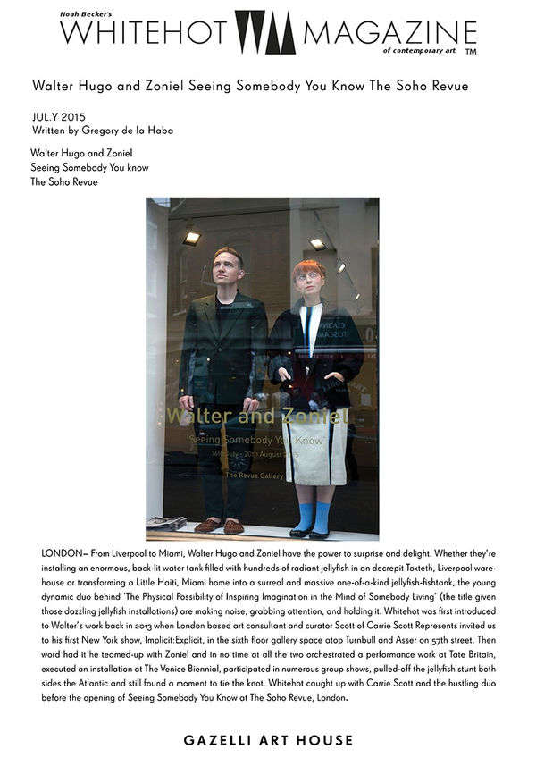 WALTER & ZONIEL | WHITEHOT MAGAZINE | JULY 2015