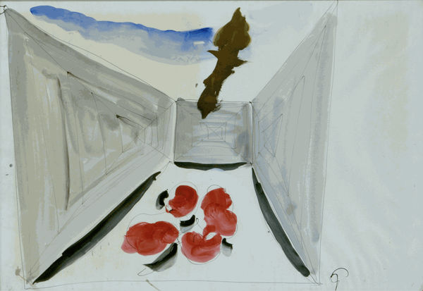 © Maggiore g.a.m. | Lucio Fontana, Quattro studi per il Monumento ai Caduti della Resistenza (Four studies for the Memorial to the Fallen of Resistance), 1962