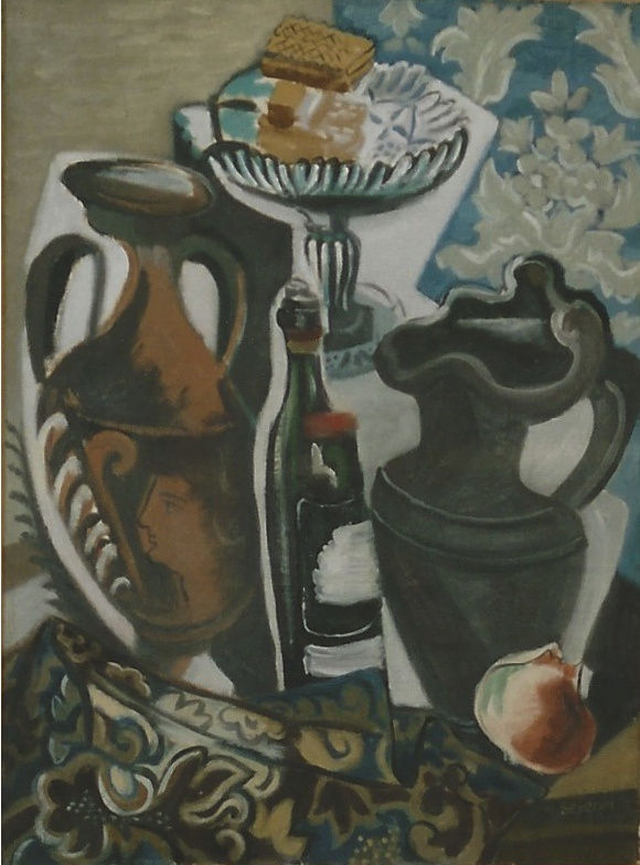 &copy; Maggiore g.a.m. | Gino Severini, Natura morta con tavolo tondo (Still life with round table), 1943
