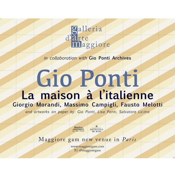 Paris | Gio Ponti. La maison à l'italienne: Massimo Campigli, Giorgio Morandi, Fausto Melotti