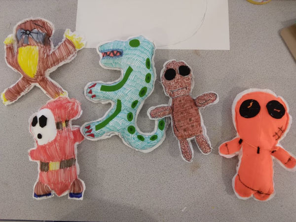 Wednesay, 29th October 2025 Create Your Own Plushie Monsters! Explore monsters and mythical creatures from cultures around the world, then design your own unique plushie inspired by what you discover. Start by sketching your ideas, then bring them to life using sewing and crafting techniques. Add personality and flair with beads, ribbons, claws, spikes, and more!