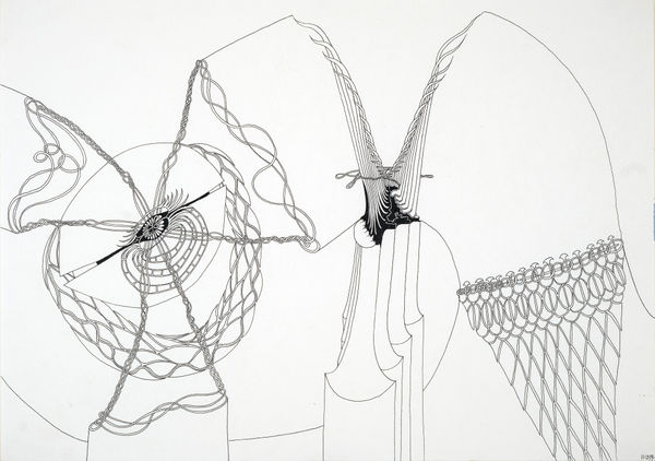 Ann Churchill - Untitled (Yellow Drawing), c. 1974-75