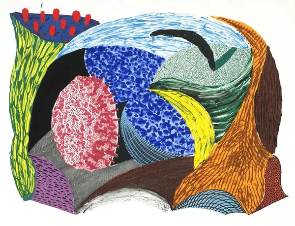 David Hockney, Blue Hang Cliff, 1993