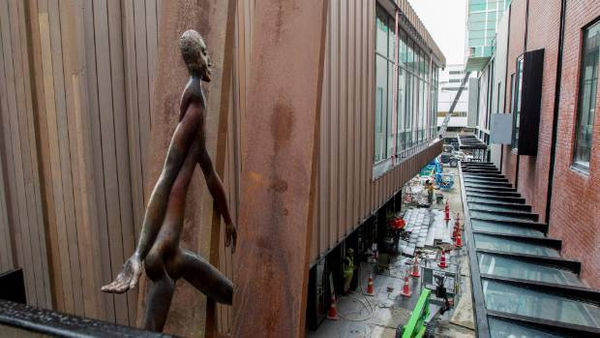 The Sleepwalker in Its New Home at The Crossing. Photo: Stacey Squires/Stuff