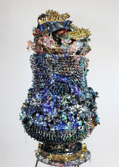 Virginia Leonard, Stained Bandage, 2021. Photo Credit: Oliver King