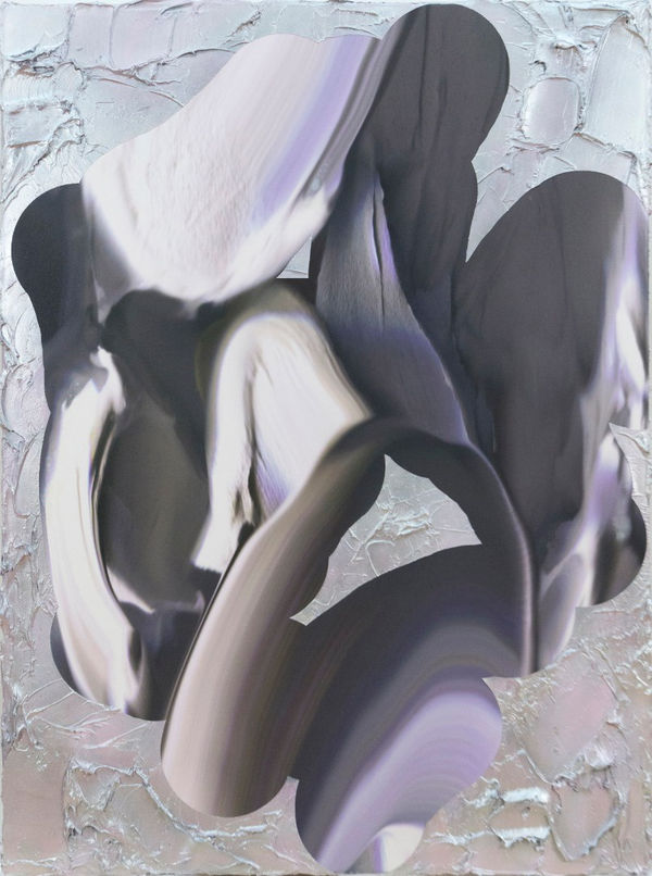 Hemer, Big Node #10, 2015, Acrylic and Pigment On Canvas, 1375 x 1025mm