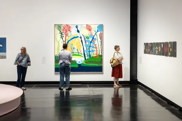 Installation view of A velvet ant, a flower and a bird, Potter Museum of Art, the University of Melbourne, 2026. Photography by Christian Capurro.