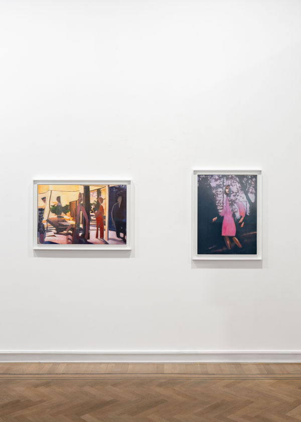 Installation View No Longer Not Yet Paitings On Paper Grimm Amsterdam Nl 12