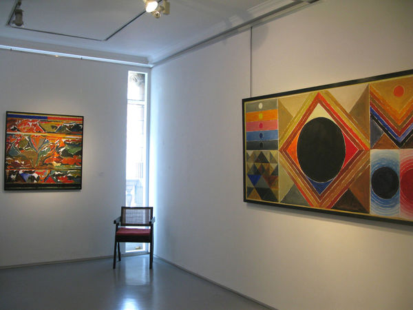 SH Raza, Bindu Vistaar installation shot