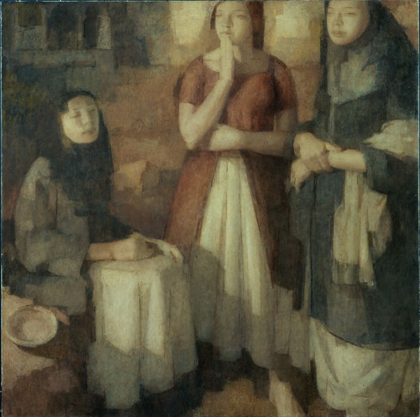 P By The Temple Oil On Canvas 2005 152 X 152 Cm 1