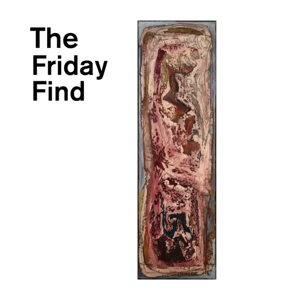 Mohan Samant, Untitled (Composition in Red and Blue), 1964 The Friday Find