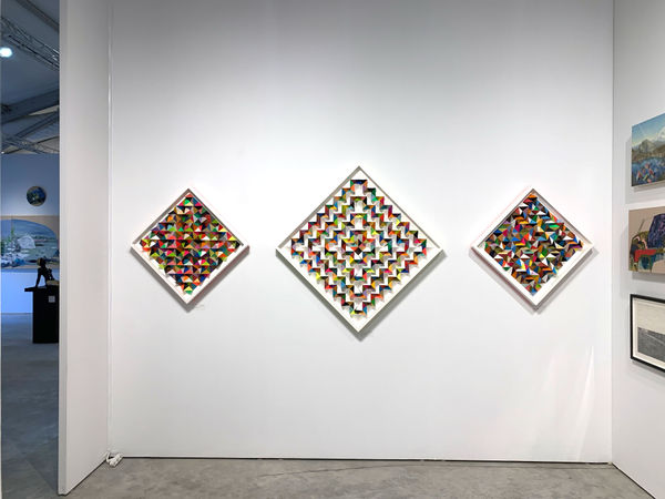 Hashimoto Contemporary booth at CONTEXT Art Miami