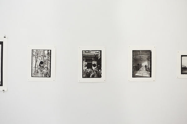 Installation image from Joel Daniel Phillips'  exhibition "Killing The Negative" at Hashimoto Contemporary NYC
