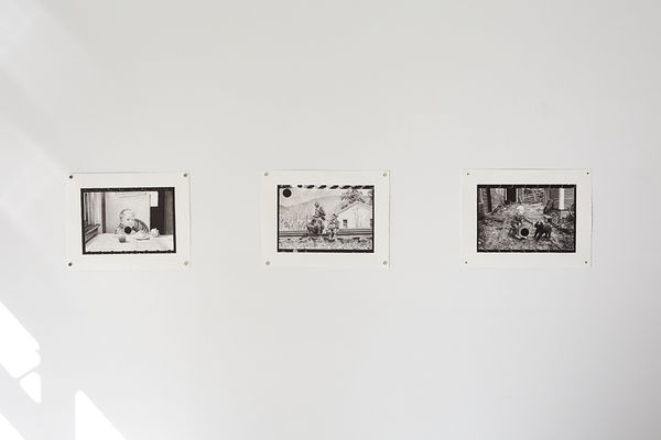 Installation image from Joel Daniel Phillips'  exhibition "Killing The Negative" at Hashimoto Contemporary NYC