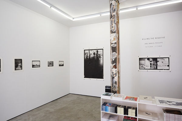 Installation image from Joel Daniel Phillips'  exhibition "Killing The Negative" at Hashimoto Contemporary NYC