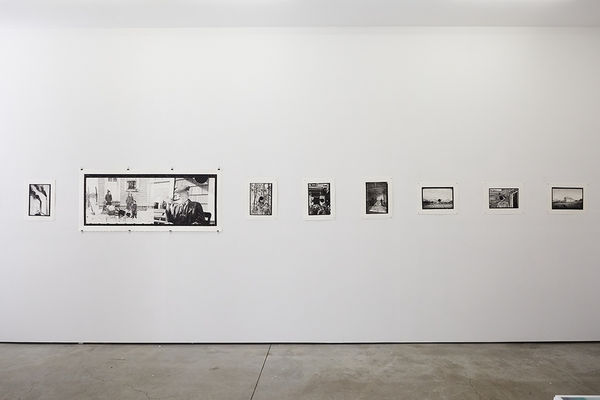 Installation image from Joel Daniel Phillips'  exhibition "Killing The Negative" at Hashimoto Contemporary NYC