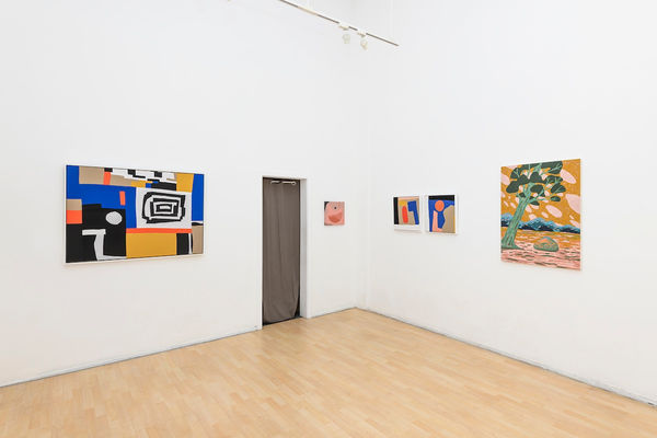 Installation image from the "In The Abstract" exhibition at Hashimoto Contemporary SF