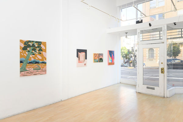 Installation image from the "In The Abstract" exhibition at Hashimoto Contemporary SF