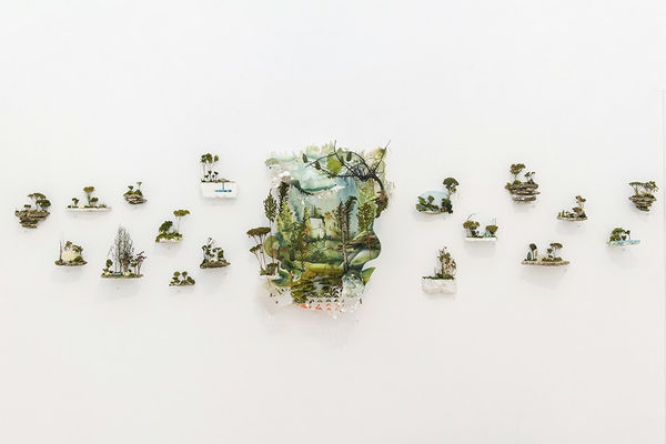 Gregory Euclide 'Extract' installation at Hashimoto SF