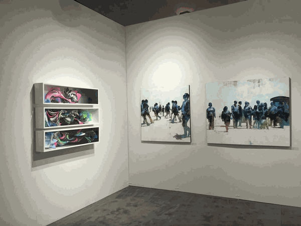 Installation image from the Hashimoto Contemporary booth at Miami Project 2015