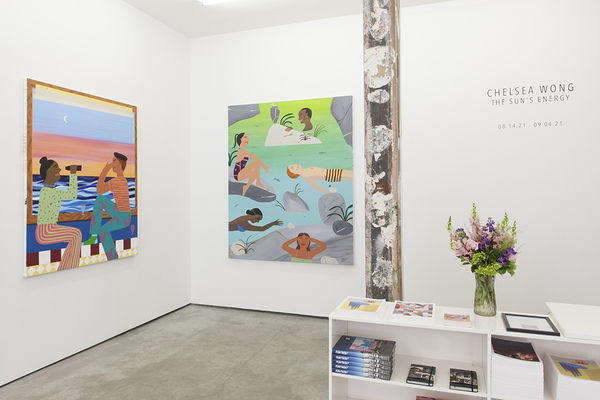 Installation Image from Chelsea Wong's "The Sun's Energy" at Hashimoto Contemporary NYC