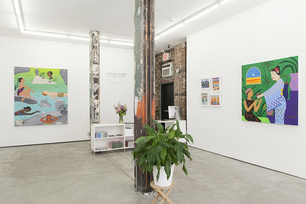Installation Image from Chelsea Wong's "The Sun's Energy" at Hashimoto Contemporary NYC