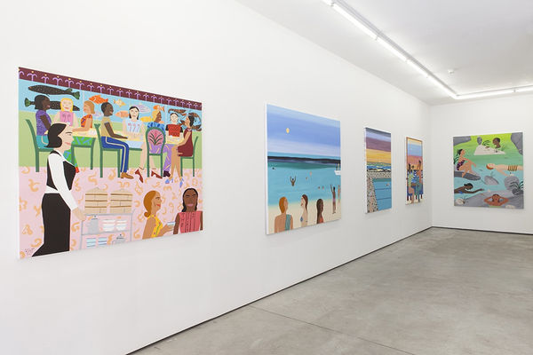 Installation Image from Chelsea Wong's "The Sun's Energy" at Hashimoto Contemporary NYC