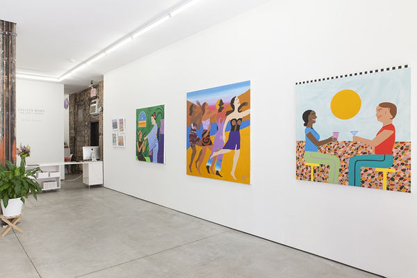 Installation Image from Chelsea Wong's "The Sun's Energy" at Hashimoto Contemporary NYC