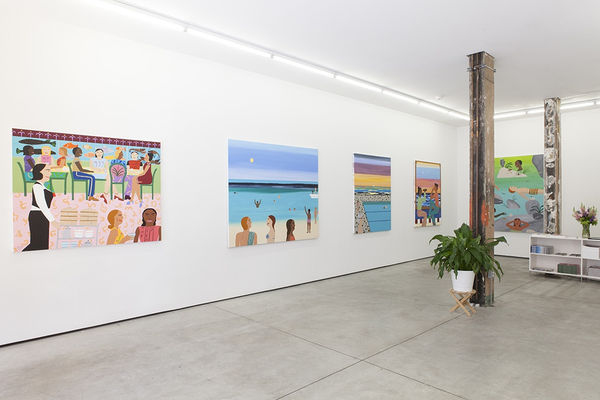 Installation Image from Chelsea Wong's "The Sun's Energy" at Hashimoto Contemporary NYC