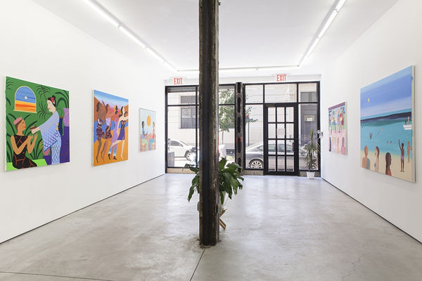 Installation Image from Chelsea Wong's "The Sun's Energy" at Hashimoto Contemporary NYC