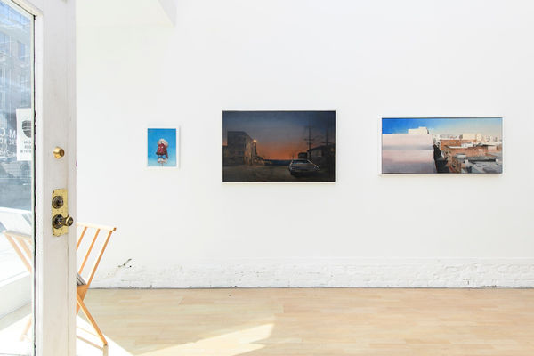 Installation image of Kim Cogan's "Here Nor There" at Hashimoto Contemporary SF