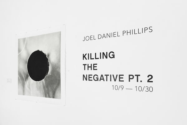 Joel Daneil Phillips - installation view of Killing the Negative at Hashimoto Contemporary Los Angeles